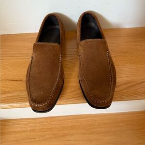 Donald J. Pliner Men's Tan Suede Loafers